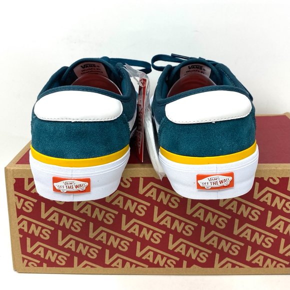 VANS Chima Pro 2 Prime Atlantic Blue Suede Sneakers Women’s Size 8.5 VN0A3MTI0QU - Picture 6 of 11